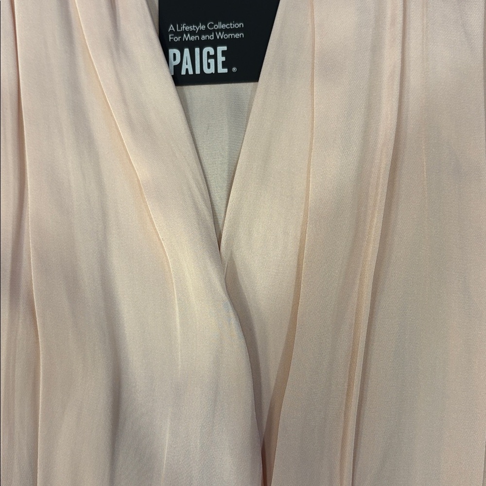 PAIGE Sevilla Bodysuit in Color Cream Tan - Picture 9 of 14